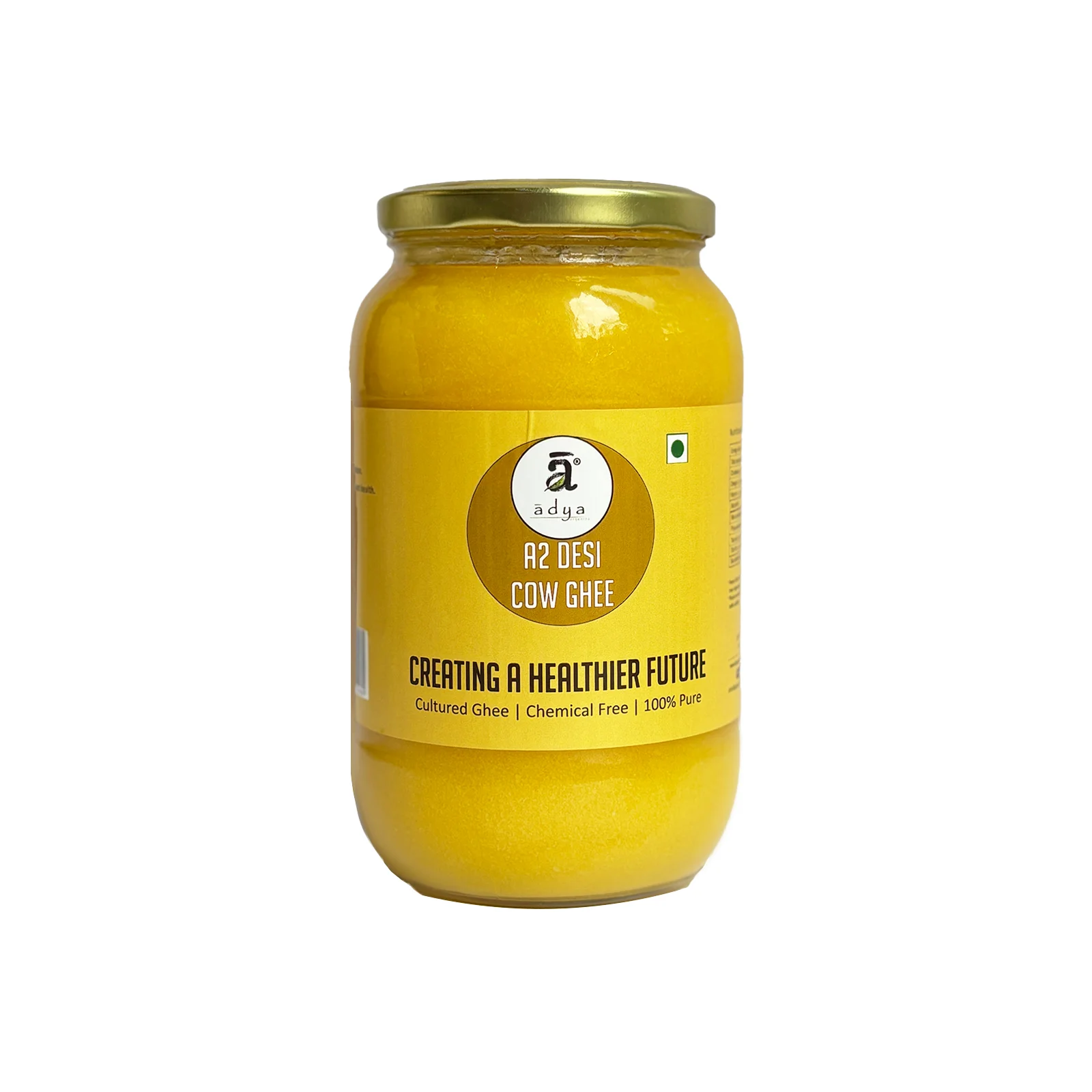 Adya Organics A2 Desi Cow Ghee - 400ml